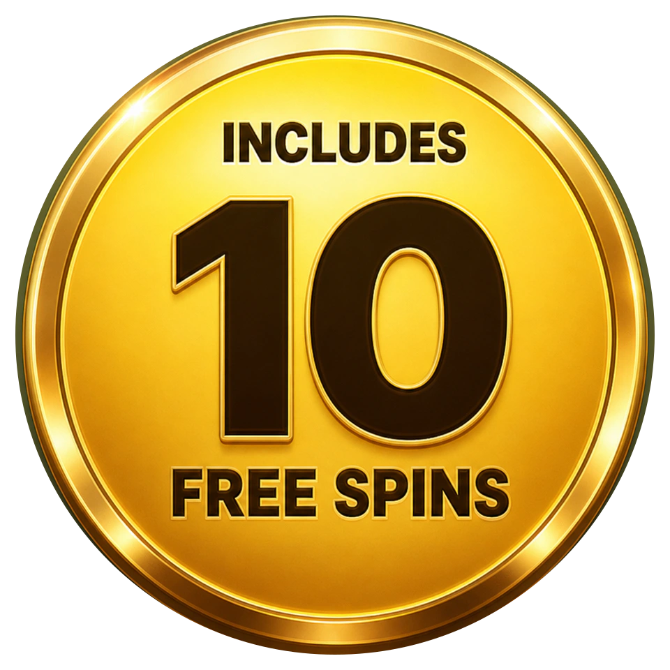 Free spins badge
